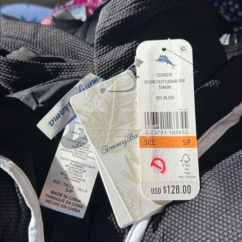 Tommy Bahama Island Cays Cabana Ruffled Tankini - Small - New - Picture 10 of 10